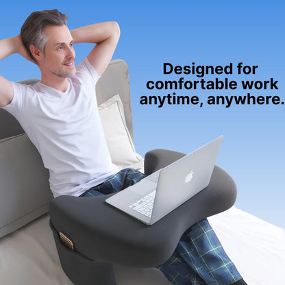 Ergonomic Memory Foam Lap Desk | Beveled Design for Comfort | Portable Computer Tray for Bed and Couch 5