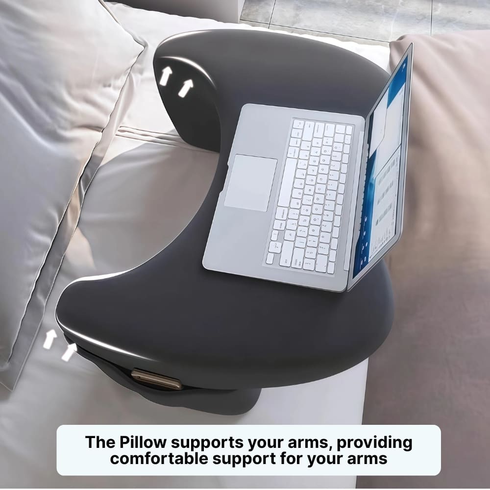 Ergonomic Memory Foam Lap Desk | Beveled Design for Comfort | Portable Computer Tray for Bed and Couch 6