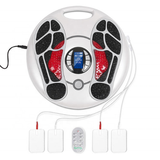 Foot Massager | EMS Foot and Calf Massager with Adjustable Intensity | Portable Device for Pain Relief and Relaxation 4