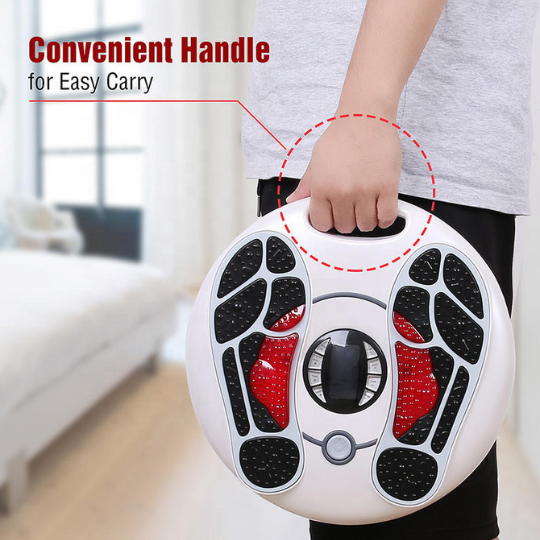 Foot Massager | EMS Foot and Calf Massager with Adjustable Intensity | Portable Device for Pain Relief and Relaxation 6