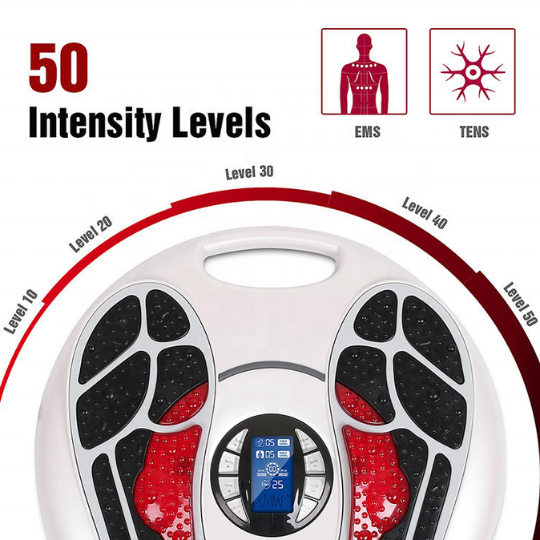 Foot Massager | EMS Foot and Calf Massager with Adjustable Intensity | Portable Device for Pain Relief and Relaxation 7