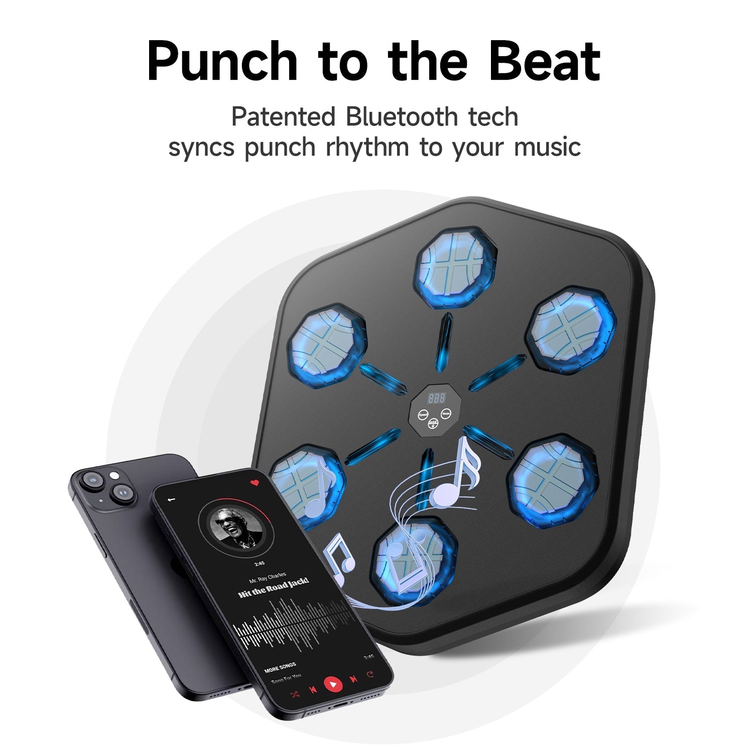 Groovy Punch | Fitness Equipment Music Machine with Nine Speed Levels | Engaging Workouts for All Ages 6