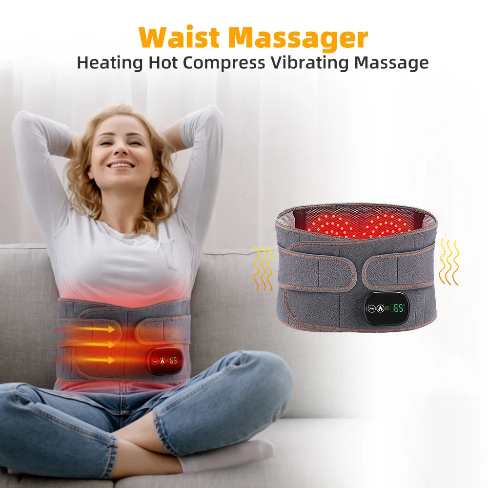 HeatFlex™ | Back Massager with Adjustable Heat & Vibration | Portable Relief for Back Pain and Muscle Tension 1