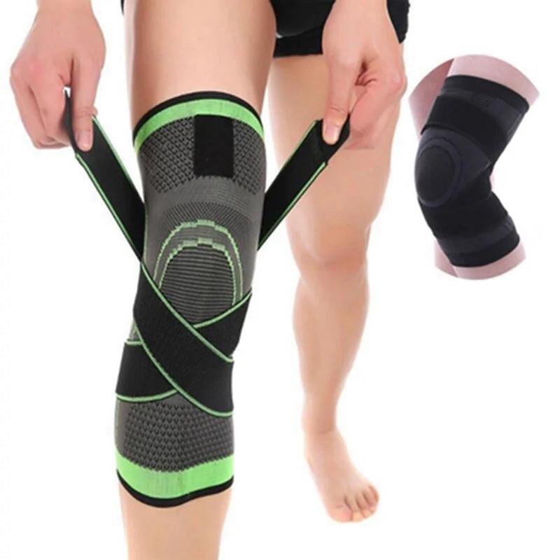Knee Support | Elastic Knee Brace with Compression & Adjustable Fit | Pain Relief for Active Lifestyle 0