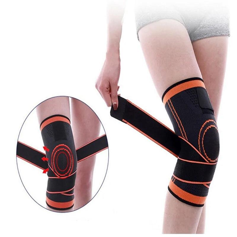 Knee Support | Elastic Knee Brace with Compression & Adjustable Fit | Pain Relief for Active Lifestyle 12
