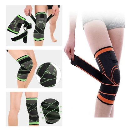 Knee Support | Elastic Knee Brace with Compression & Adjustable Fit | Pain Relief for Active Lifestyle 2