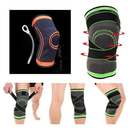 Knee Support | Elastic Knee Brace with Compression & Adjustable Fit | Pain Relief for Active Lifestyle 6