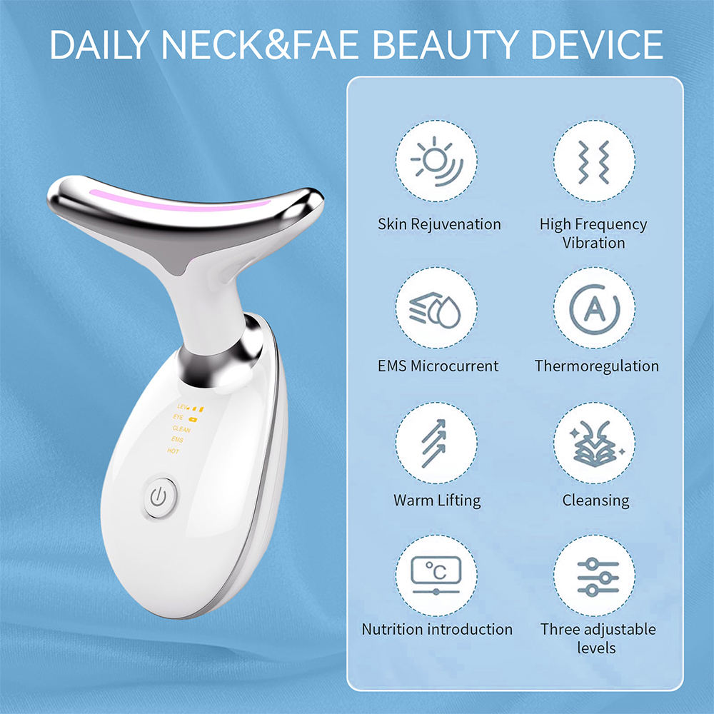 LED Light Therapy Face Massager with Multi-Color Modes for Youthful Skin 2