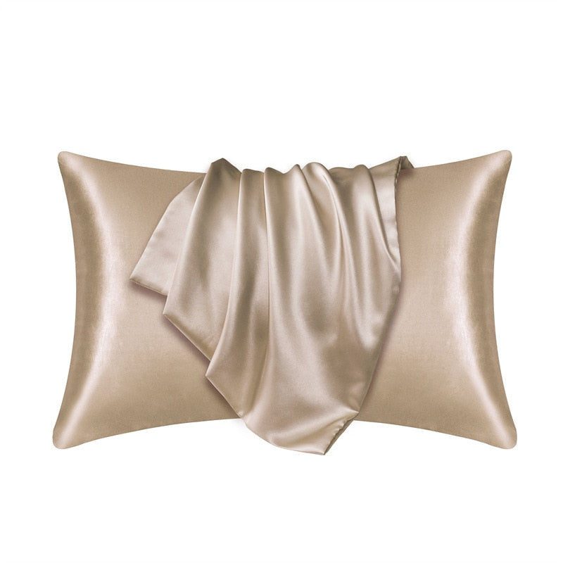 Luxury Satin Pillowcase | Silky Soft Fabric for Hair & Skin Care | Elegant Bedroom Essential 13