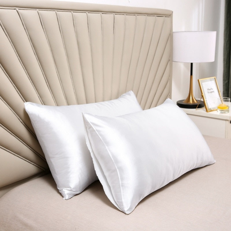 Luxury Satin Pillowcase | Silky Soft Fabric for Hair & Skin Care | Elegant Bedroom Essential 2