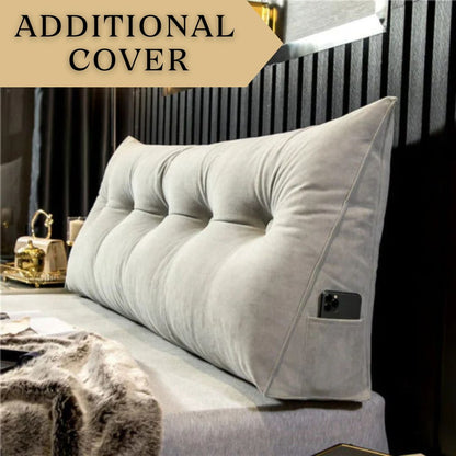 Luxury Wedge Pillow Covers | Removable & Machine Washable in 11 Colors | Perfect Fit for Custom Comfort 0