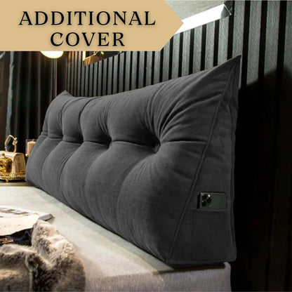 Luxury Wedge Pillow Covers | Removable & Machine Washable in 11 Colors | Perfect Fit for Custom Comfort 5