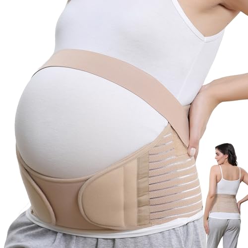 Maternity Support Band | Pregnancy Belly Band for Comfort & Pain Relief | Adjustable Sizes for Expecting Mothers 0