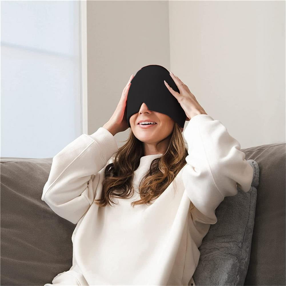 Migraine Relief Cap | Hot Cold Therapy Head Wrap for Fast Pain Relief | Comfortable Fit for Instant Alleviation 2