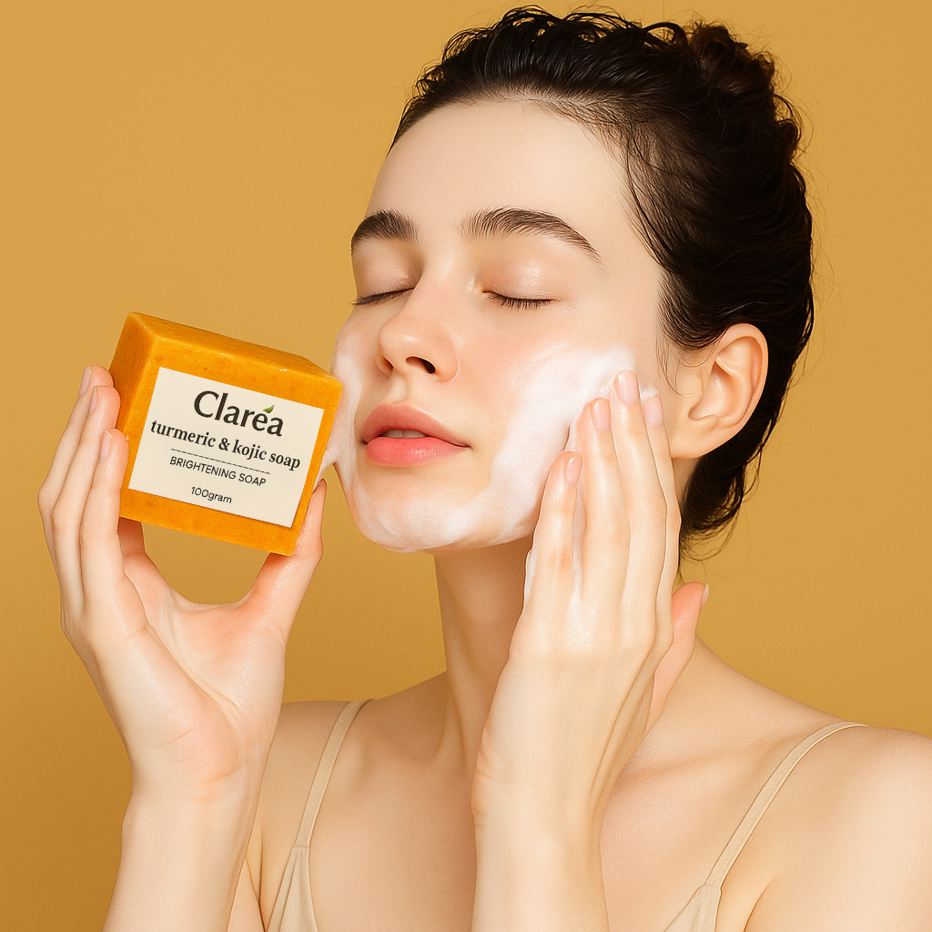 Natural Glow | Lemon Turmeric Kojic Acid Soap with Brightening Ingredients | Gentle Formula for Radiant Skin 1