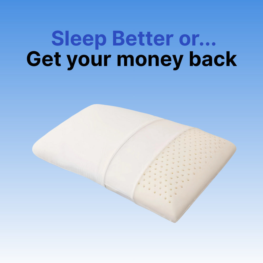 Natural Latex Pillow | Ergonomic Design with Ventilated Support | Ideal for Side Sleepers' Shoulder Relief 0