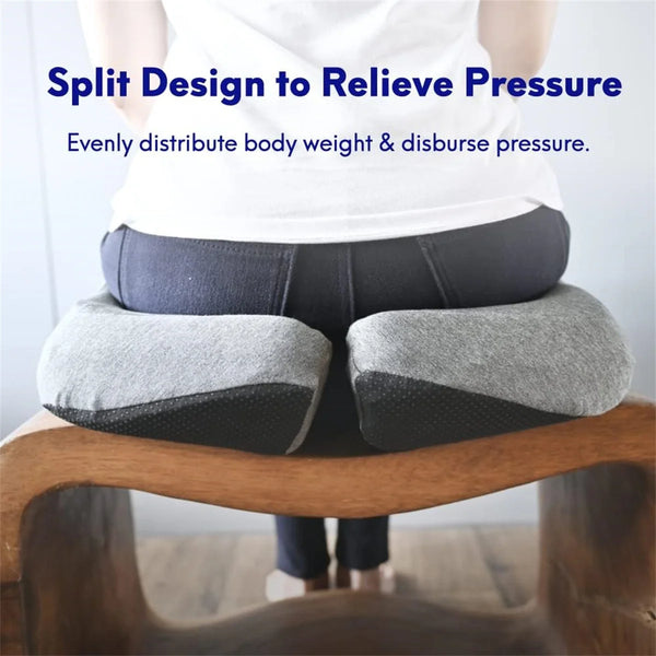 Orthopaedic Seat Cushion | Memory Foam with Breathable Cover | Ergonomic Support for All-Day Comfort 4