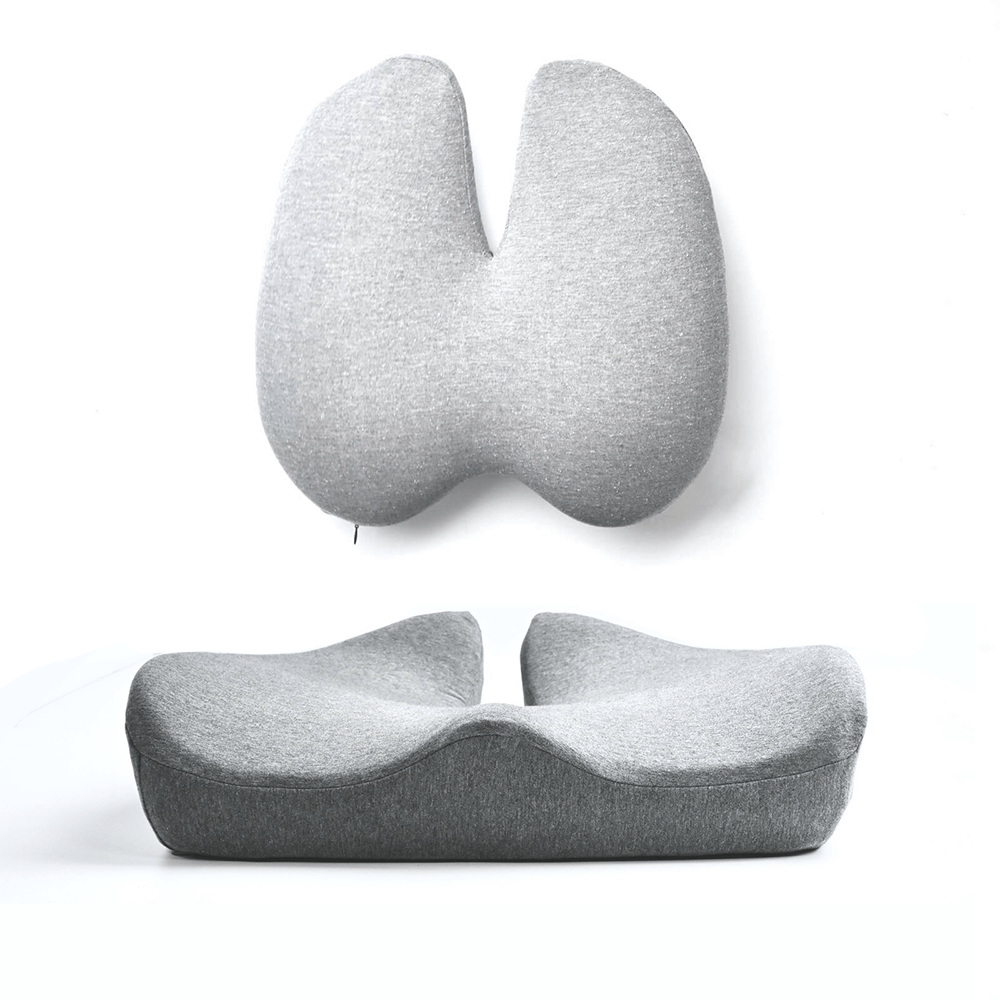 Orthopedic Seat Cushion Set with Pressure Relief Zones | Ergonomic Support for Pain-Free Sitting 0