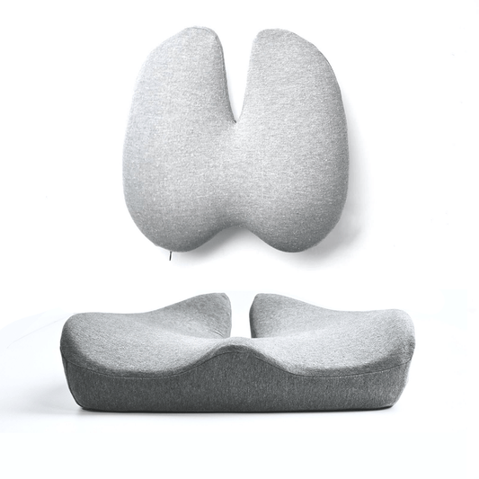 Orthopedic Seat Cushion Set with Pressure Relief Zones | Ergonomic Support for Pain-Free Sitting 0
