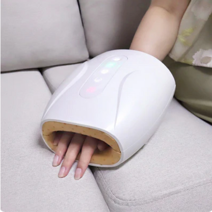 Portable Hand Massager | Cordless USB Device with Adjustable Heat & Compression | Pain Relief for Hand Stiffness and Discomfort 0
