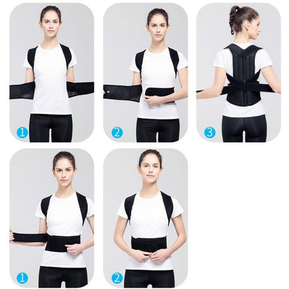 Posture Corrector Pro | Adjustable Back Support Brace with Breathable Padding | Comfort and Pain Relief for Improved Posture 4