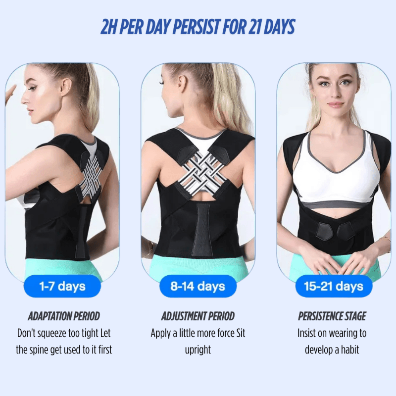 Posture Perfect | Adjustable Back Posture Corrector with Ergonomic Support | Comfort and Alignment for Improved Posture 6