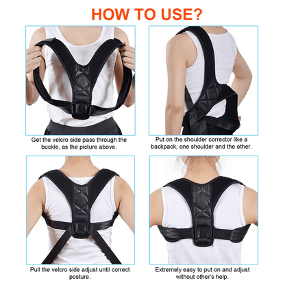 Posture Pro | Adjustable Posture Corrector with Strong Back Support | Alleviates Pain for Improved Posture 3