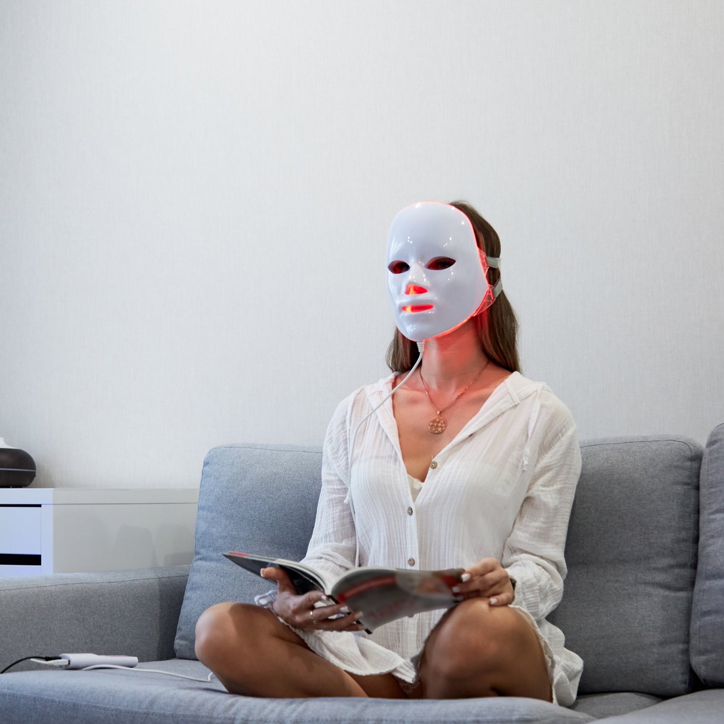 Radiant Glow | Red Light Therapy Facial Mask with Adjustable Fit | Anti-Aging Skin Rejuvenation for Youthful Appearance 3