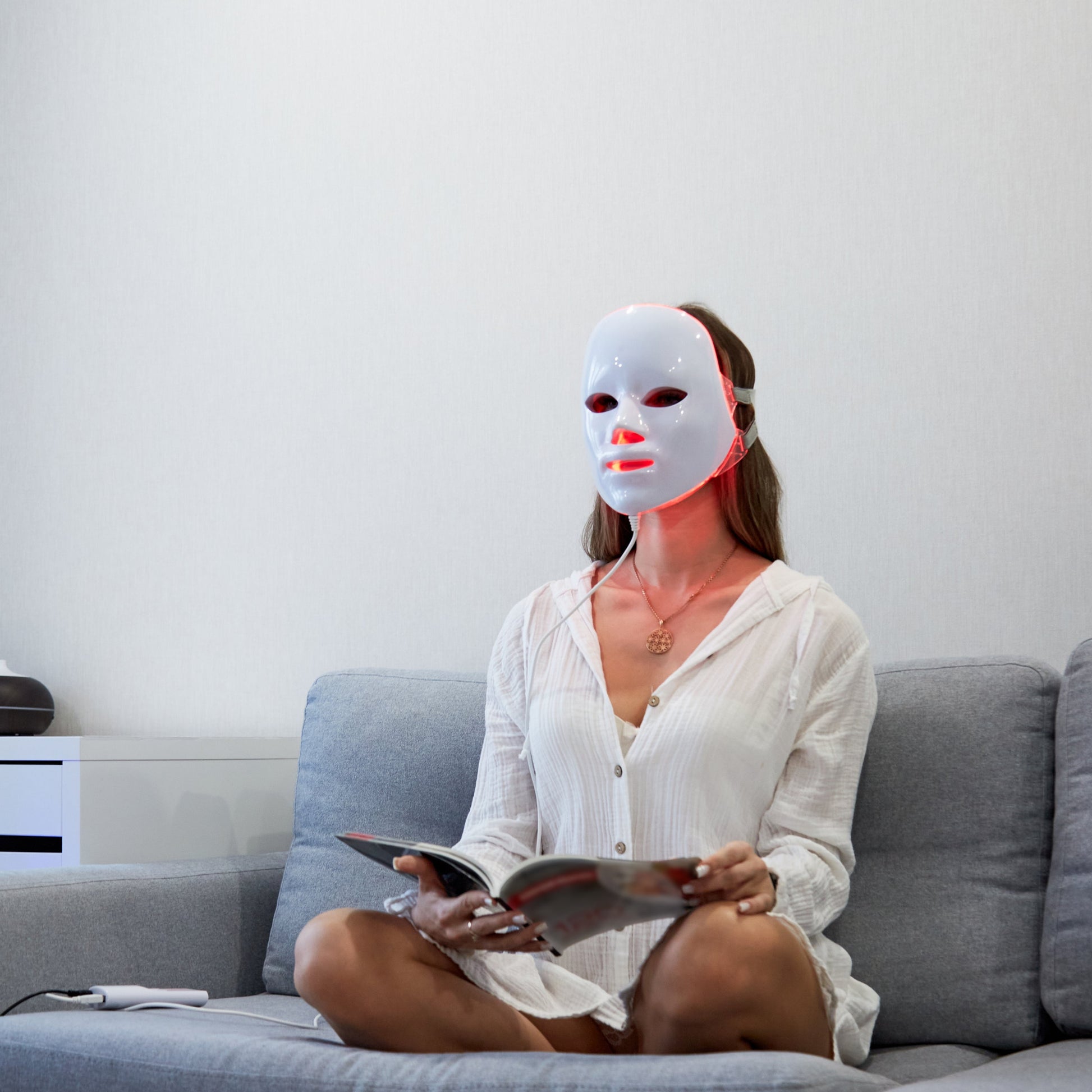 Radiant Glow | Red Light Therapy Facial Mask with Adjustable Fit | Anti-Aging Skin Rejuvenation for Youthful Appearance 3