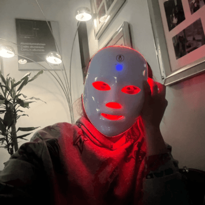 Radiant Glow | Red Light Therapy Facial Mask with Adjustable Fit | Anti-Aging Skin Rejuvenation for Youthful Appearance 6
