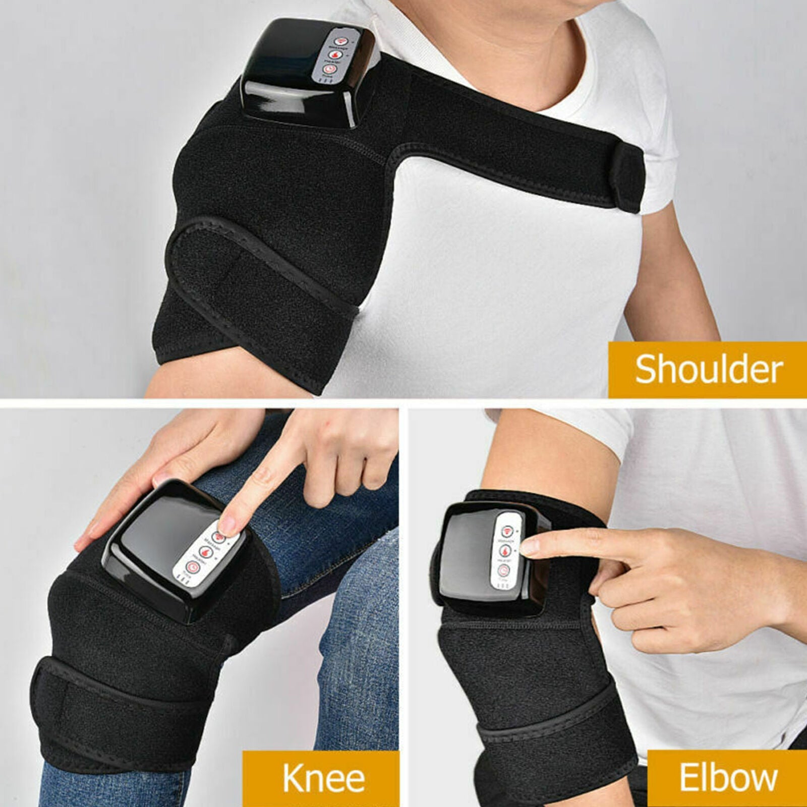 Rechargeable Knee Massager with Adjustable Heat & Vibration | Cordless Relief for Arthritis Pain 3