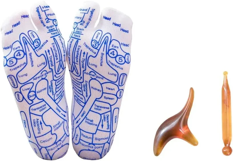 Reflexology Comfort Socks | Therapeutic Foot Massage with Massage Nodes | Soft Cotton Blend for Enhanced Relaxation 0