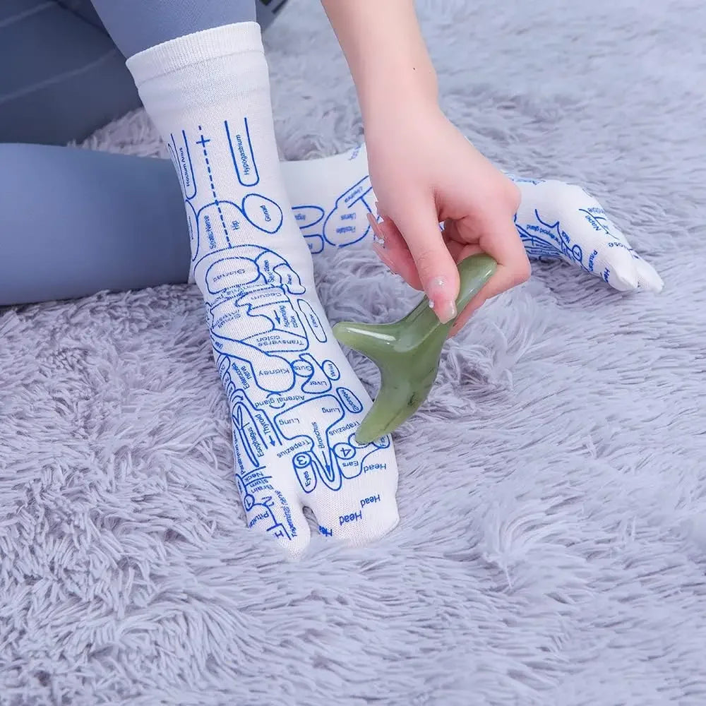 Reflexology Comfort Socks | Therapeutic Foot Massage with Massage Nodes | Soft Cotton Blend for Enhanced Relaxation 1