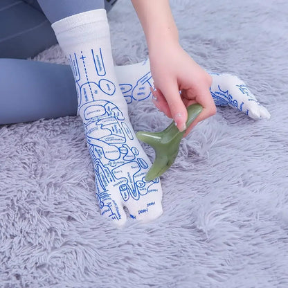 Reflexology Comfort Socks | Therapeutic Foot Massage with Massage Nodes | Soft Cotton Blend for Enhanced Relaxation 1