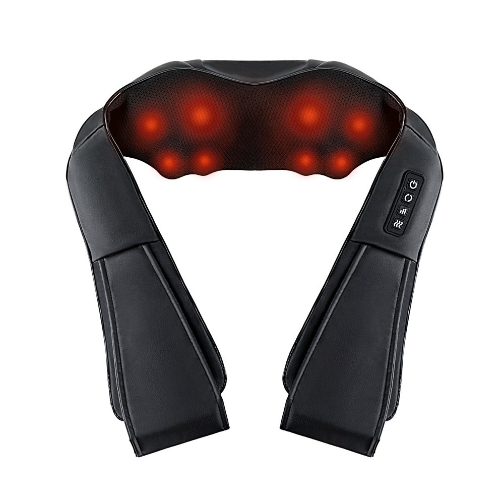 RelaxEase | Neck and Shoulder Massager with Heating Function | 8 Adjustable Massage Nodes for Ultimate Comfort 0