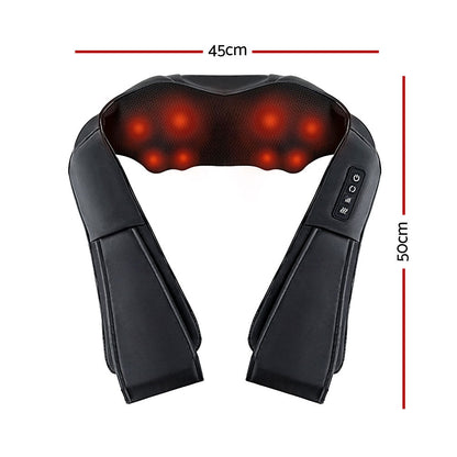 RelaxEase | Neck and Shoulder Massager with Heating Function | 8 Adjustable Massage Nodes for Ultimate Comfort 1