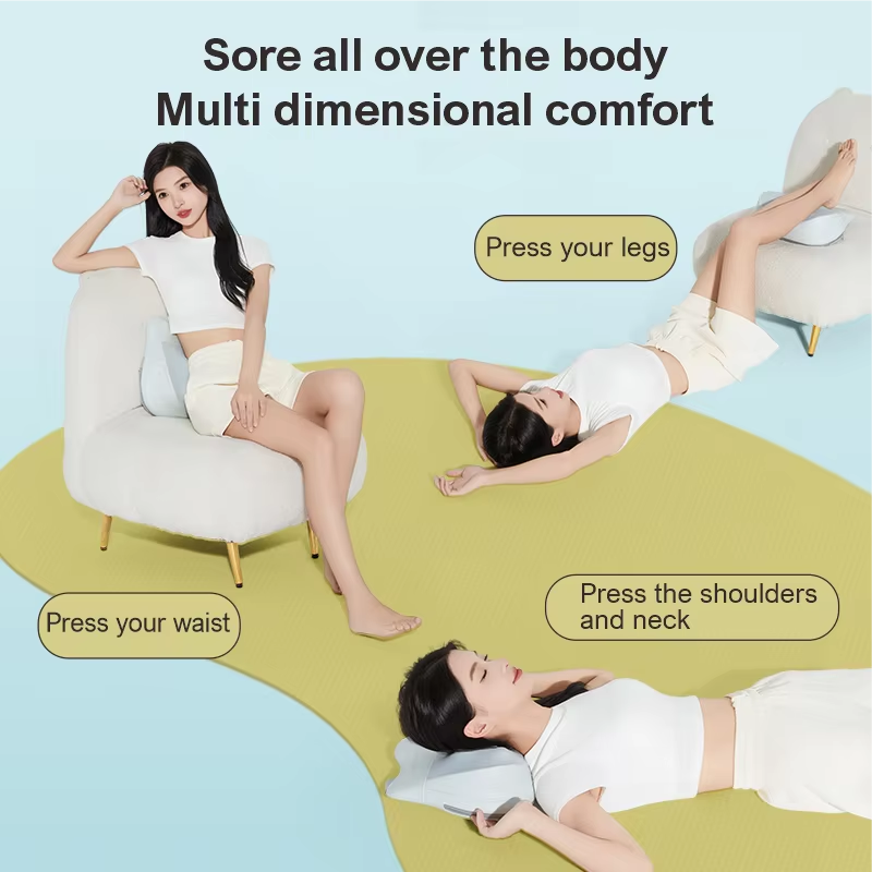 Relaxation Haven | Massage Pillow with 3D Kneading & Heat Therapy | Ergonomic Design for Ultimate Muscle Relief 4