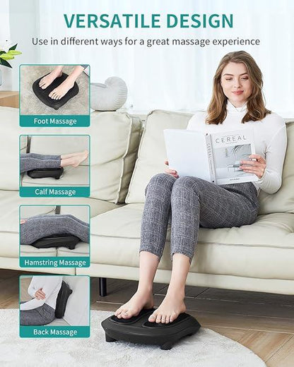 Relaxation Haven | Shiatsu Foot Massager with Soothing Heat | Ergonomic Design for Foot and Calf Relief 2