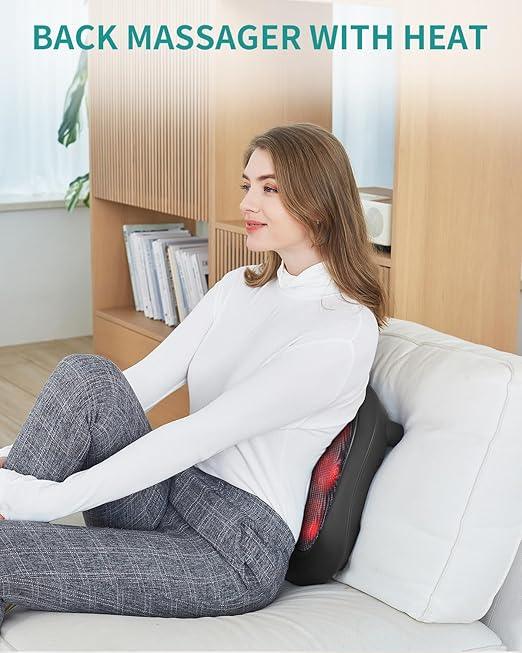 Relaxation Haven | Shiatsu Foot Massager with Soothing Heat | Ergonomic Design for Foot and Calf Relief 3