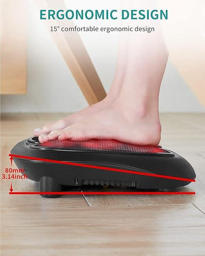 Relaxation Haven | Shiatsu Foot Massager with Soothing Heat | Ergonomic Design for Foot and Calf Relief 4