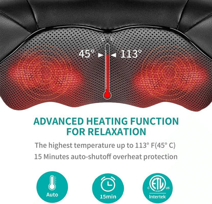 Relaxation Oasis | Neck and Shoulder Massager with Deep Heat Shiatsu | Portable Design for Ultimate Muscle Relief 2