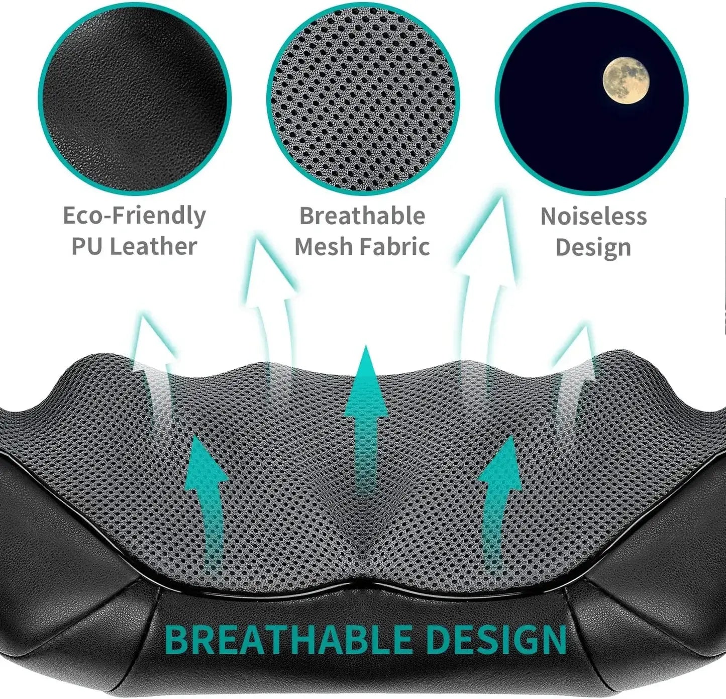 Relaxation Oasis | Neck and Shoulder Massager with Deep Heat Shiatsu | Portable Design for Ultimate Muscle Relief 5
