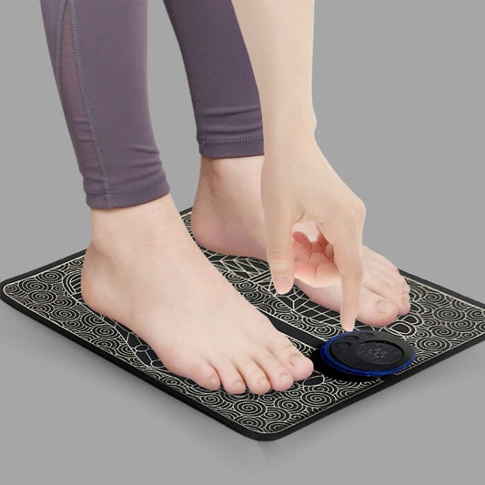 Revitalizing EMS Foot Massager Mat with Custom Intensity Settings for Pain Relief 1