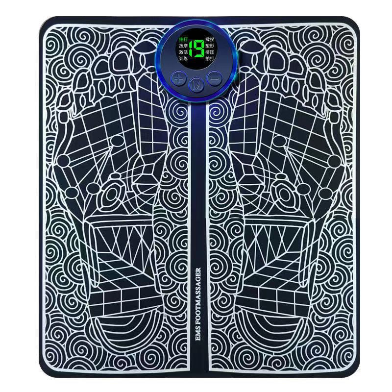 Revitalizing EMS Foot Massager Mat with Custom Intensity Settings for Pain Relief 3