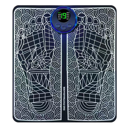 Revitalizing EMS Foot Massager Mat with Custom Intensity Settings for Pain Relief 3