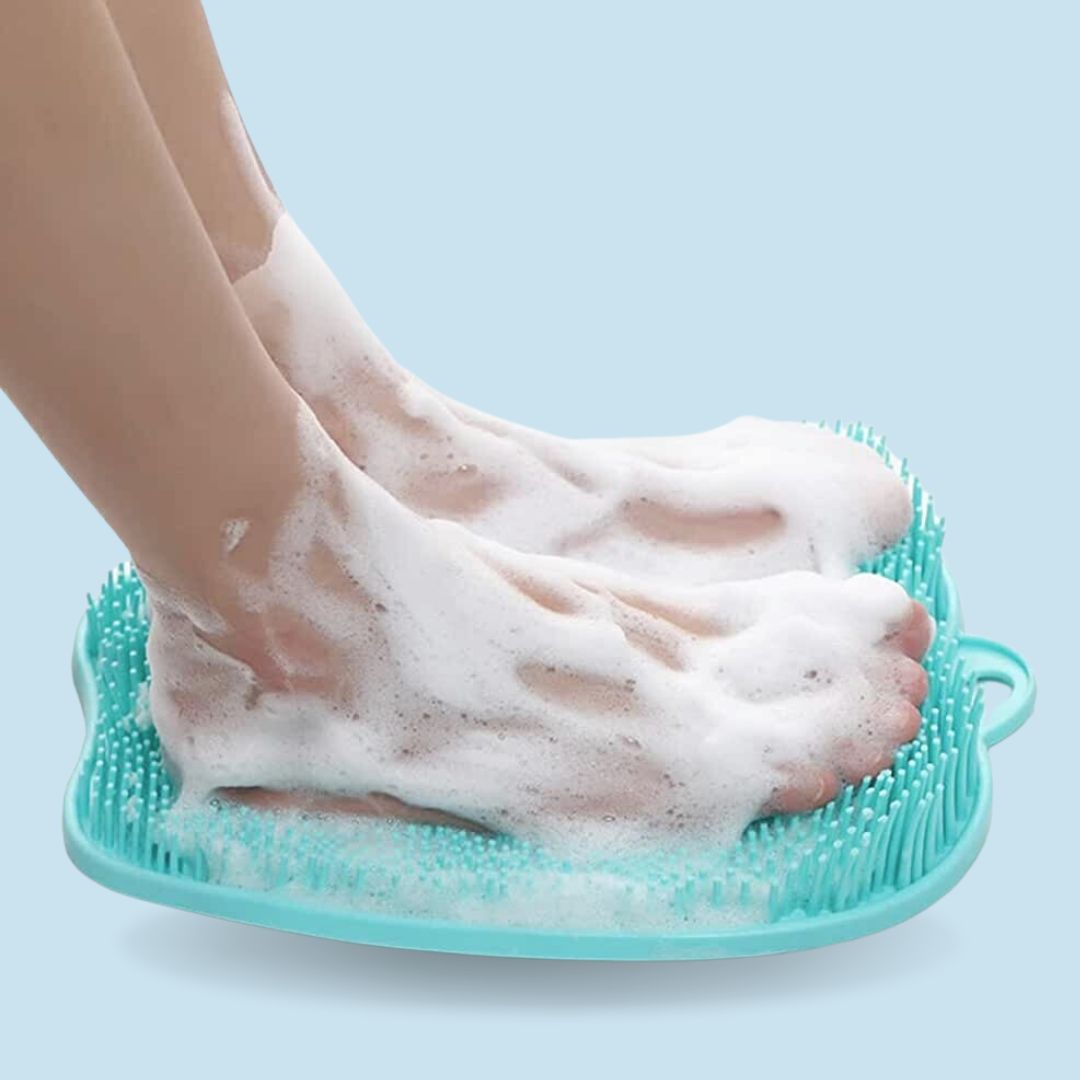 Revitalizing Foot Scrubber | Bendable Bristles for Enhanced Circulation | Durable Design for Spa-Like Comfort 1