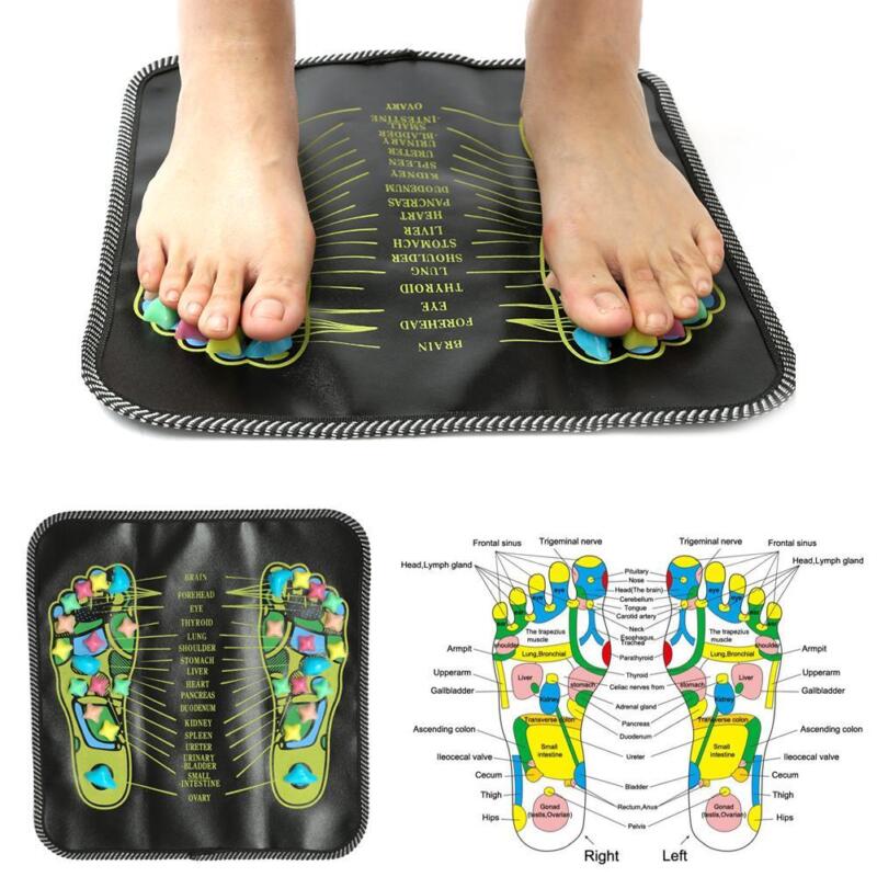 Revitalizing Reflexology Foot Massage Mat with Therapeutic Stones | Portable Design for Stress Relief and Enhanced Circulation 3