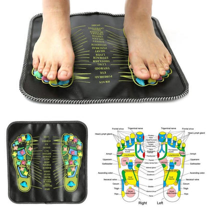 Revitalizing Reflexology Foot Massage Mat with Therapeutic Stones | Portable Design for Stress Relief and Enhanced Circulation 3