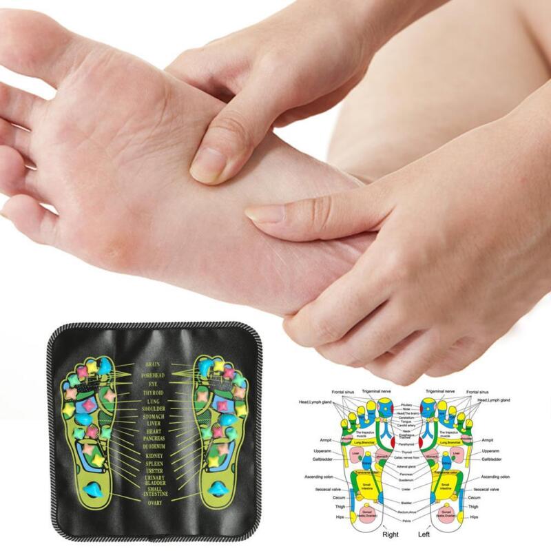 Revitalizing Reflexology Foot Massage Mat with Therapeutic Stones | Portable Design for Stress Relief and Enhanced Circulation 4