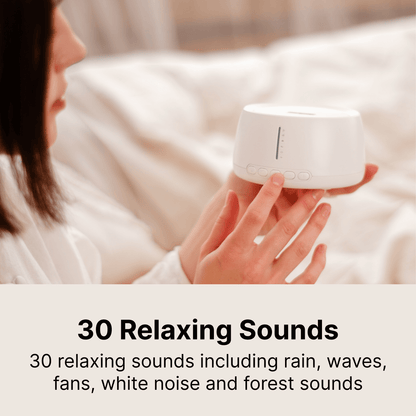 Sleep Sound Machine | Portable White Noise Generator with 30 Sounds | Relaxation Aid for Better Sleep 1